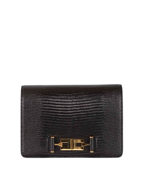 Borsa piccola a tracolla con catena groumette Elisabetta Franchi | BS09A66E2110